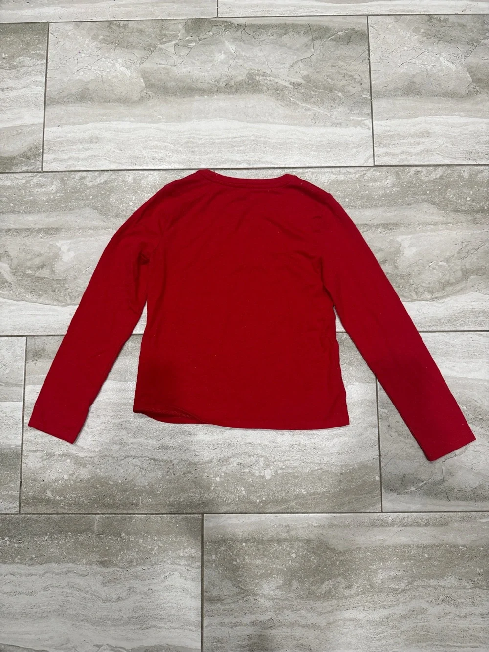 wonder nation Red Long-Sleeve Crewneck Tee